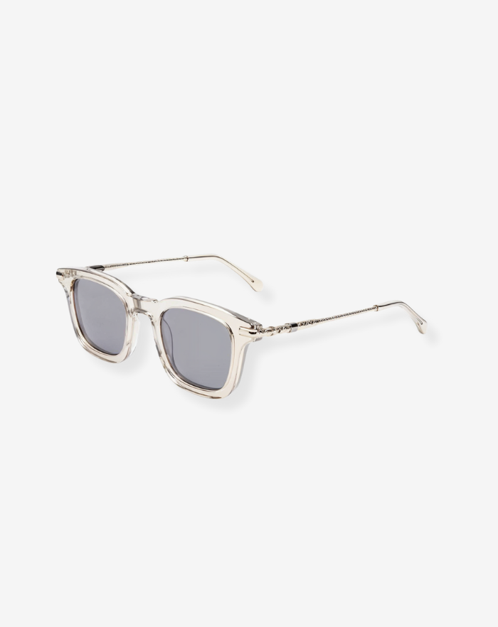 The Crystal/Black Classic Glasses