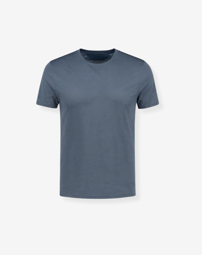 The Aqua Blue Linen Desert T-Shirt