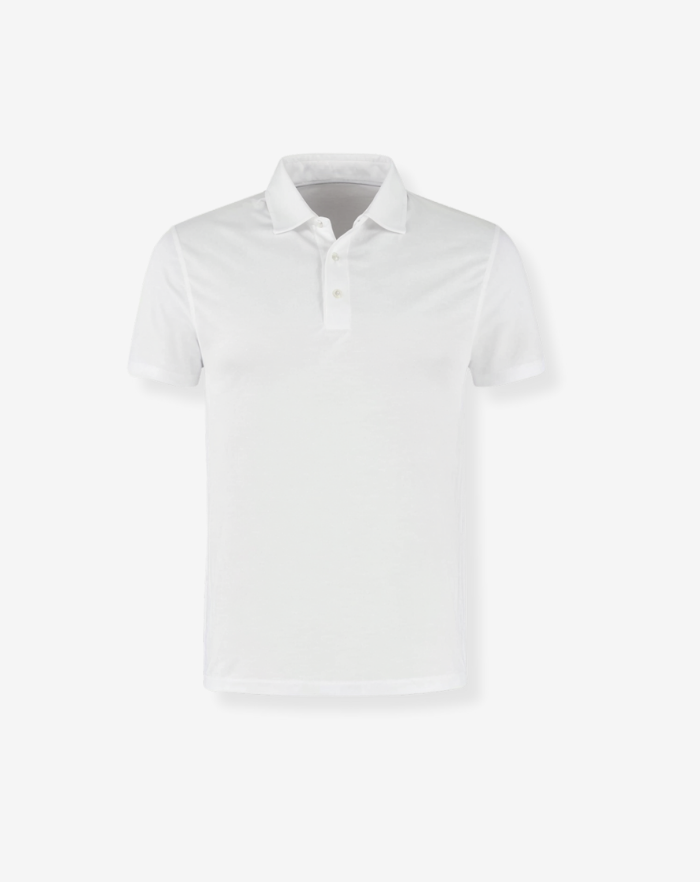 The White Linen Desert Polo Shirt