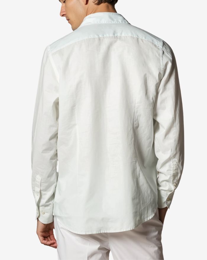 The Aqua Blue Linen Desert Shirt