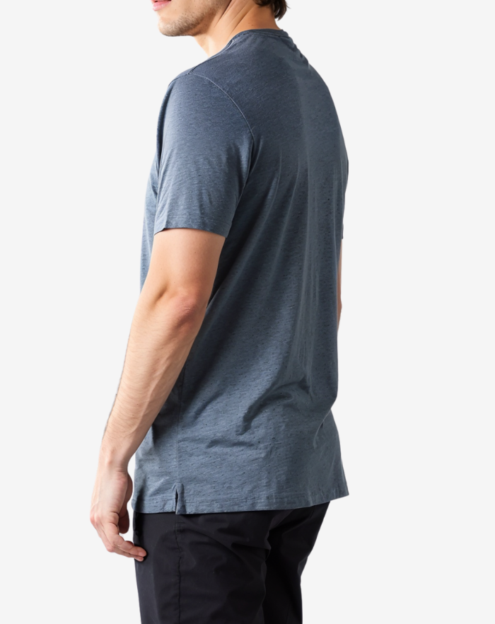 The Aqua Blue Linen Desert T-Shirt