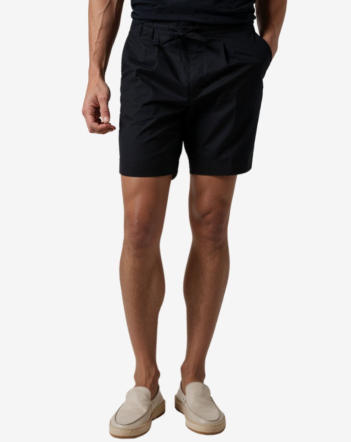The Black Linen Desert Shorts