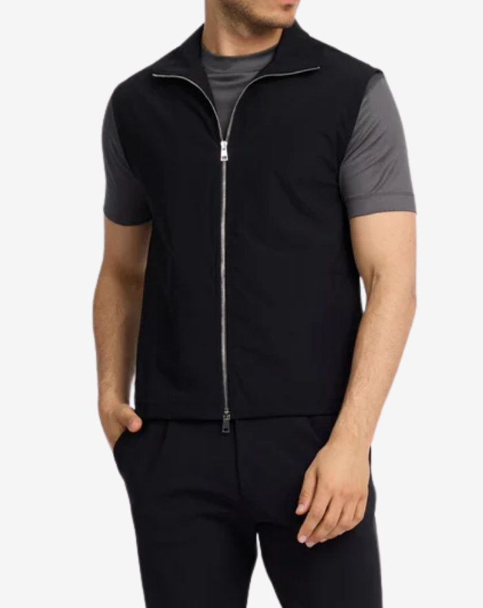 The Black Stretch Gilet