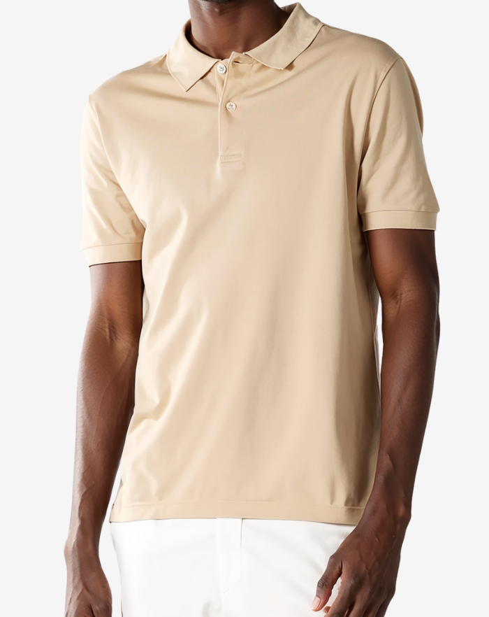 The Classic Light Beige Polo Shirt