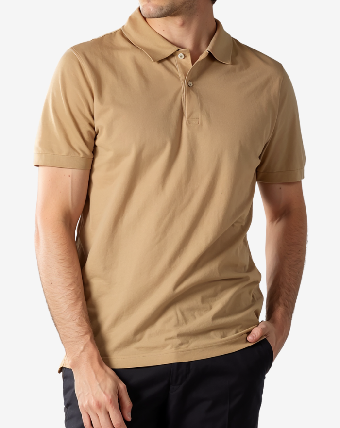 The Classic Beige Polo Shirt