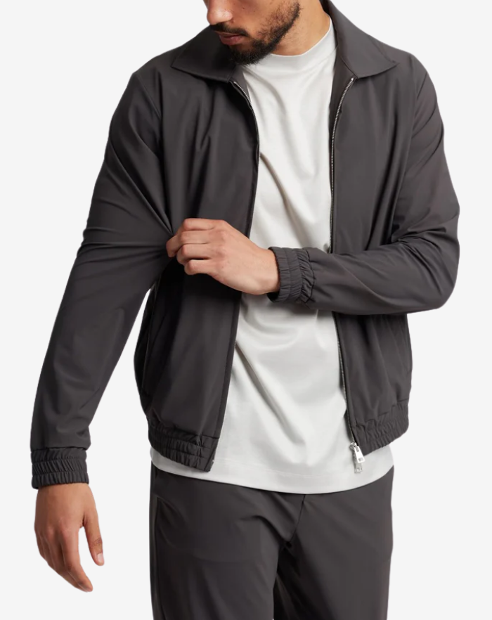The Dark Grey Stretch Suit
