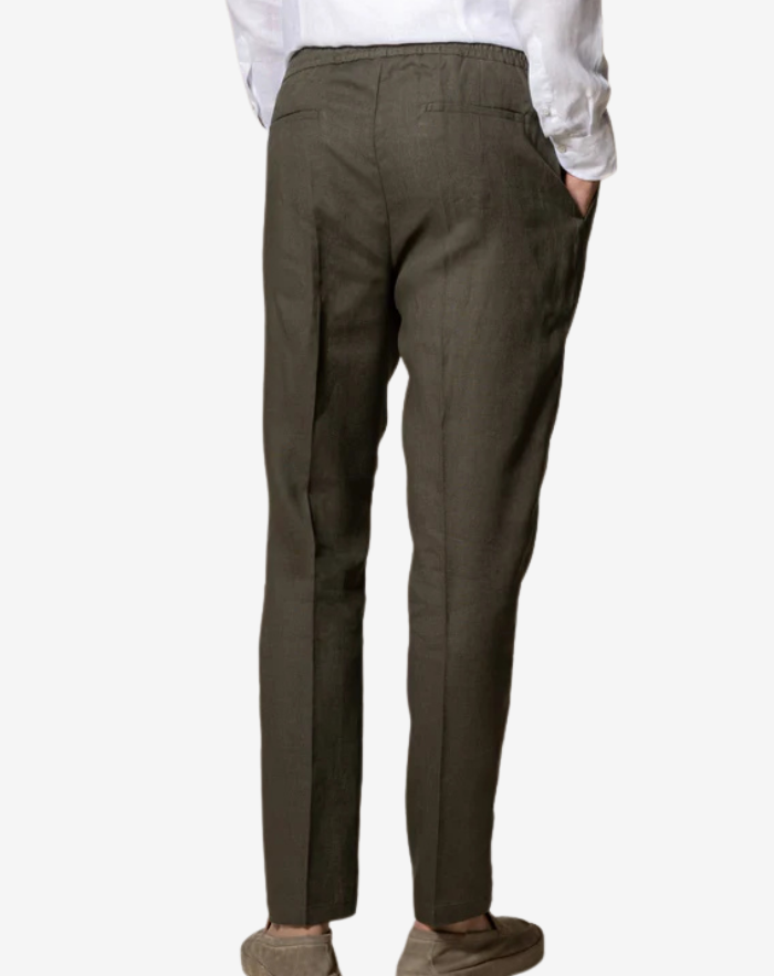 The Green Linen Desert Trousers