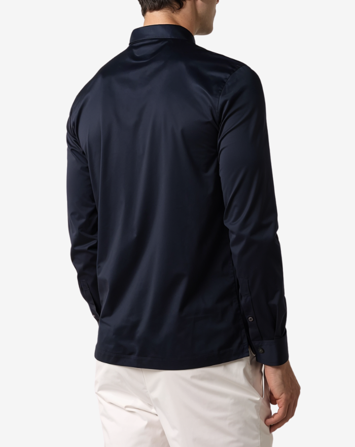 The Navy Blue Classic Longsleeve Polo