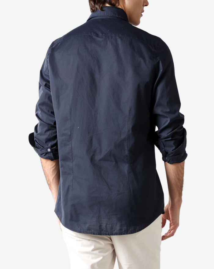 The Navy Blue Linen Desert Shirt