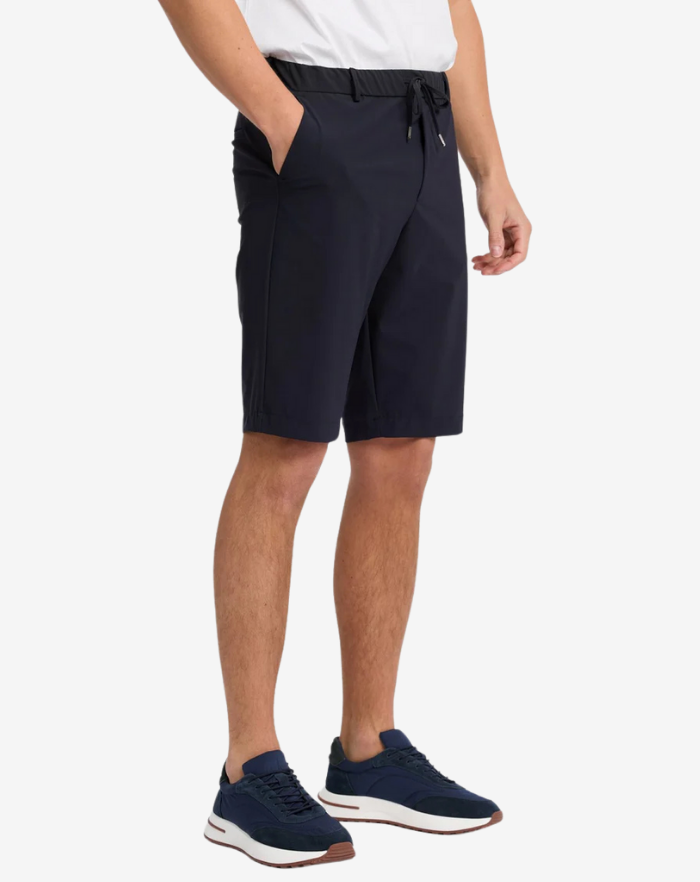 The Navy Blue Stretch Shorts