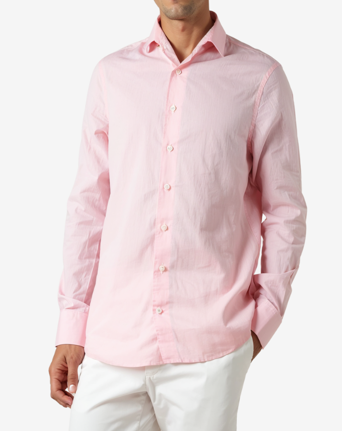 The Pink Linen Desert Shirt