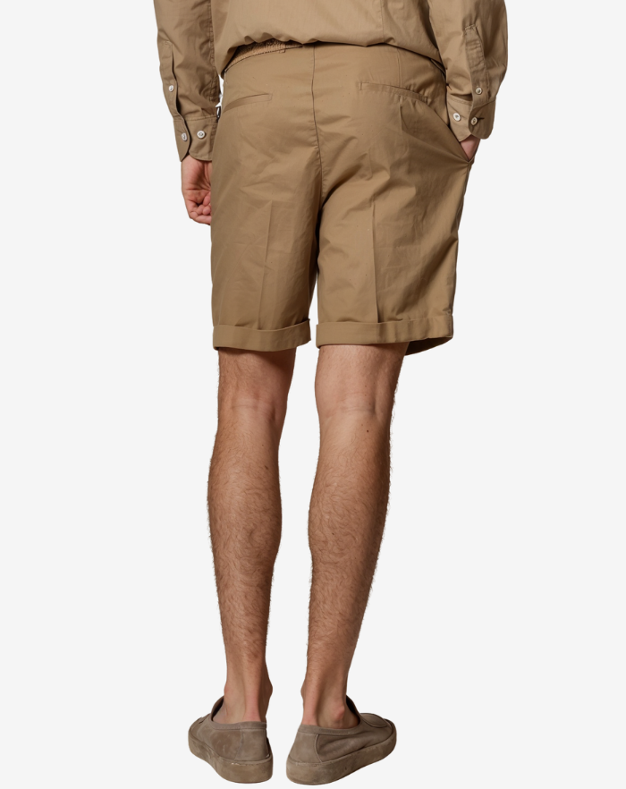 The Taupe Linen Desert Shorts