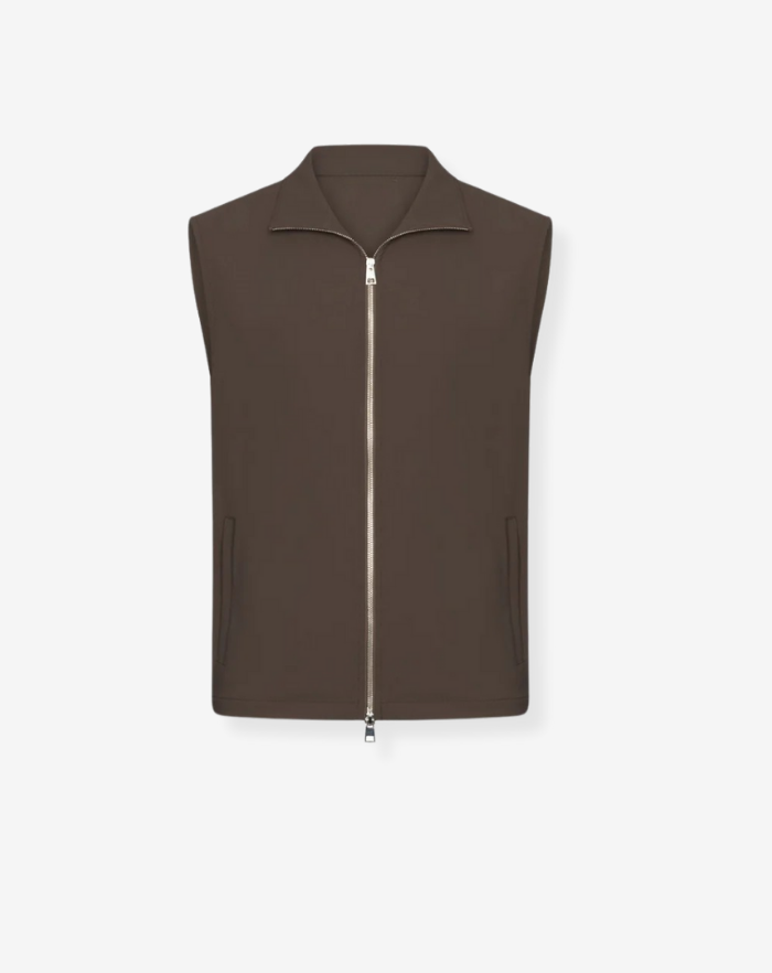 The Brown Stretch Gilet