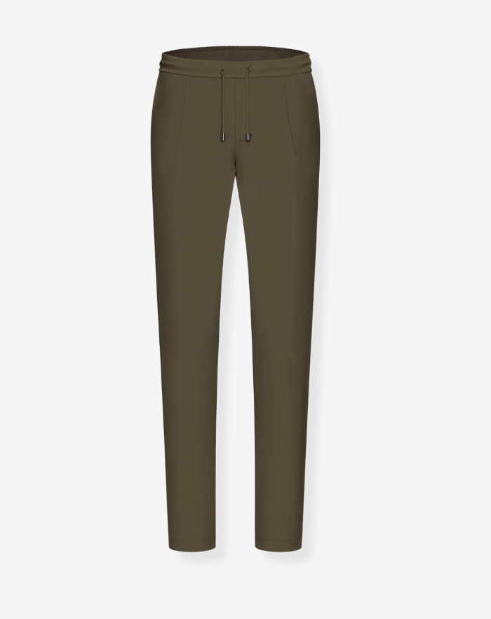 The Dark Green Stretch Pants