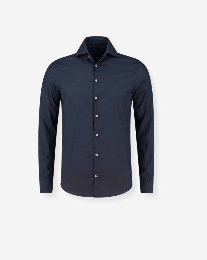 The Navy Blue Linen Desert Shirt