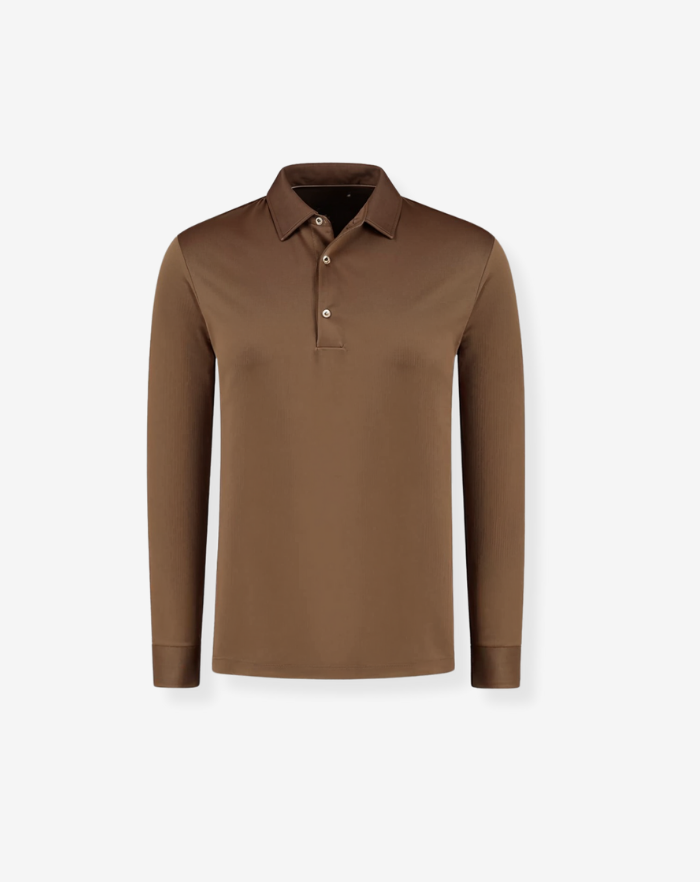 The Brown Classic Longsleeve Polo
