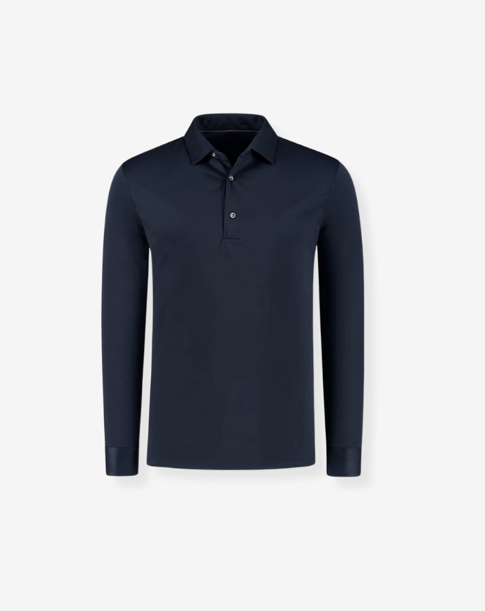 The Navy Blue Classic Longsleeve Polo