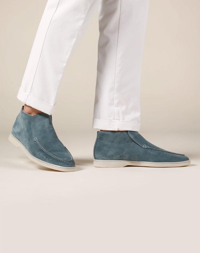 The Aqua Blue High Loafers