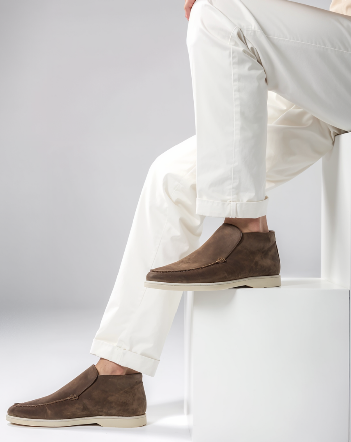 The Ash Grey High Loafers
