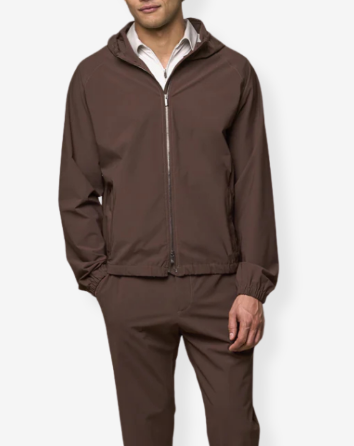 The Brown Stretch Summer Jacket
