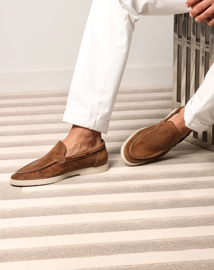 The Caramel Low Loafers