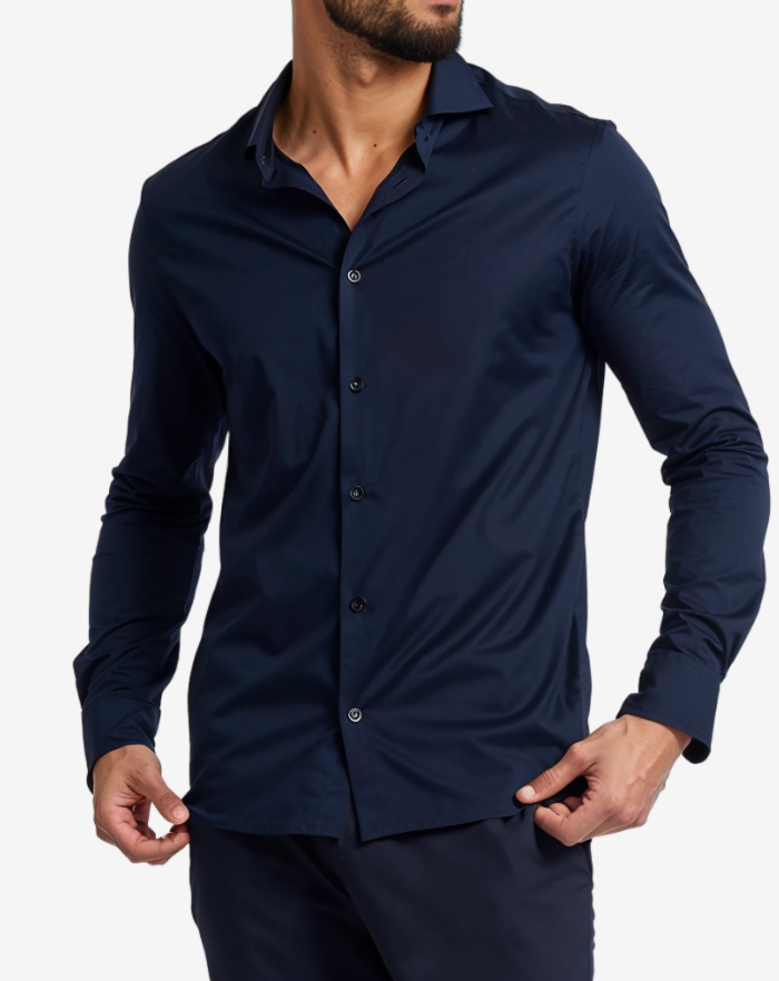 The Classic Navy Blue Shirt