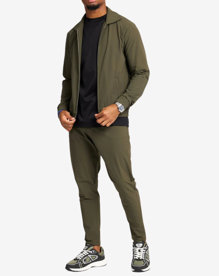 The Dark Green Stretch Suit