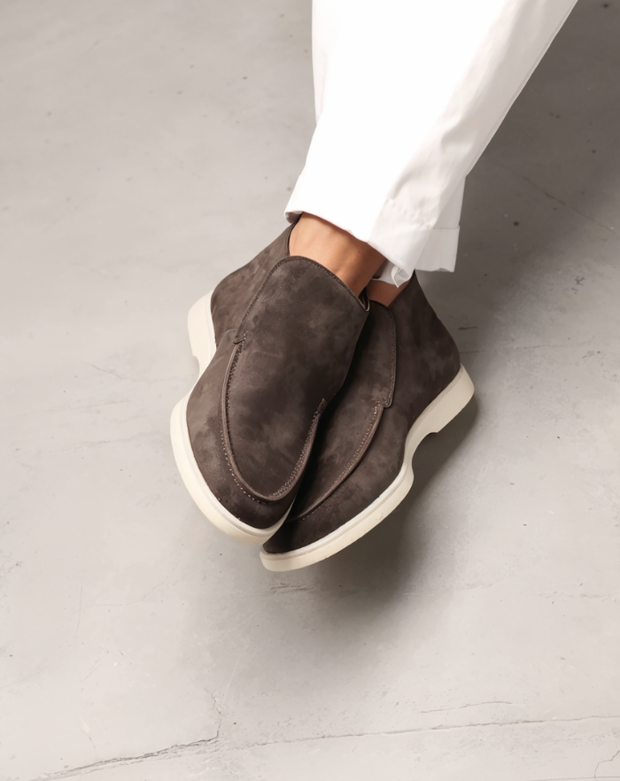 The Dark Grey High Loafers
