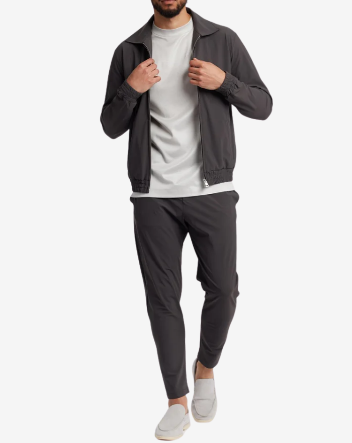 The Dark Grey Stretch Suit
