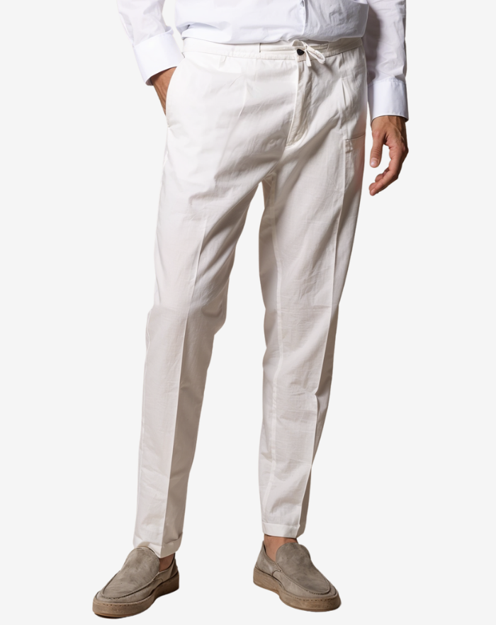 The Ecru Linen Desert Trousers