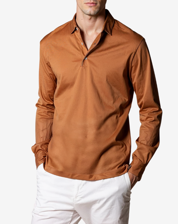 The Khaki Classic Longsleeve Polo
