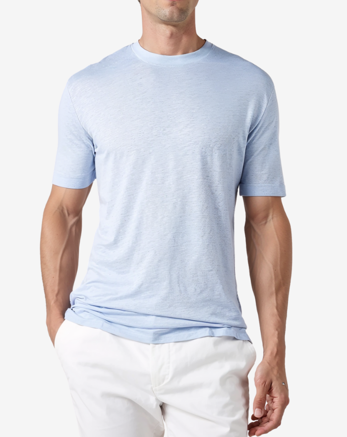 The Light Blue Linen Desert T-Shirt