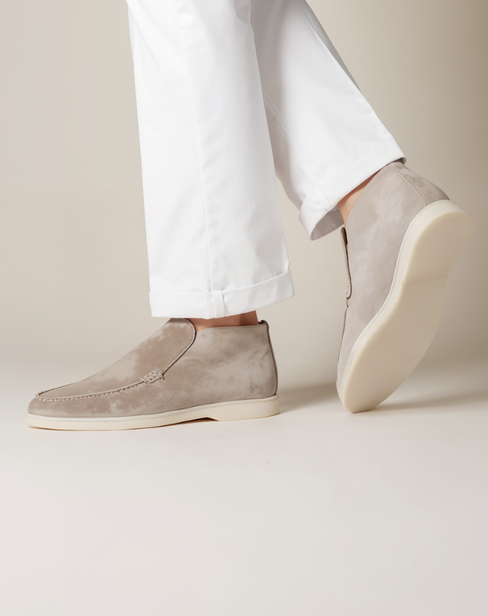 The Light Grey High Loafers