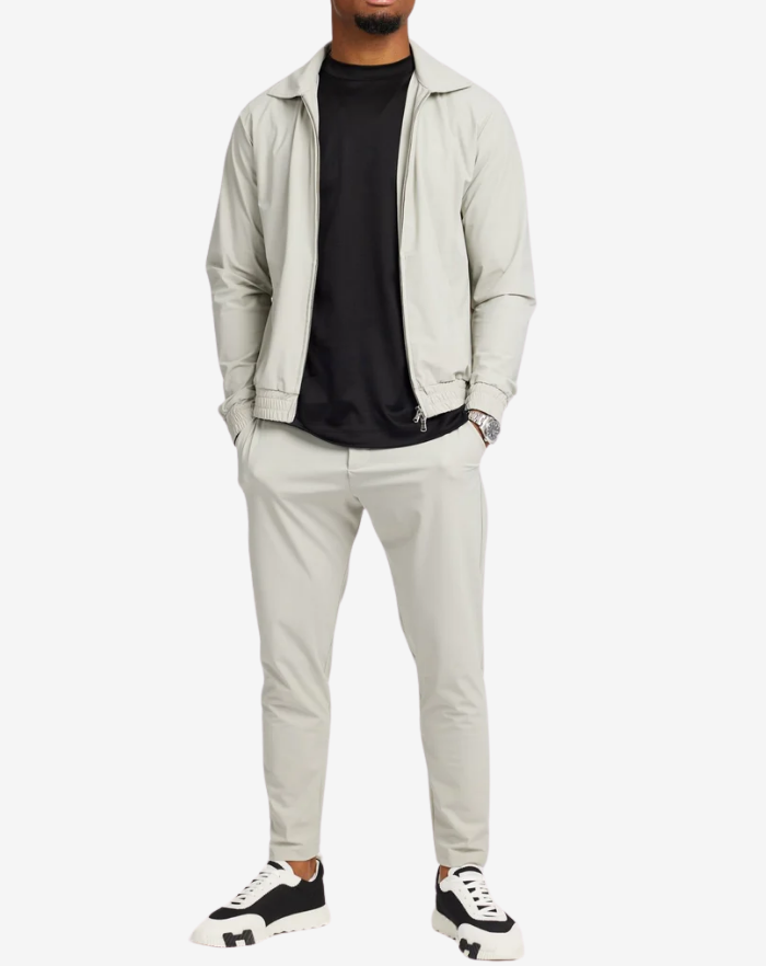 The Light Grey Stretch Suit