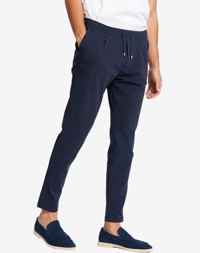 The Navy Blue Stretch Pants