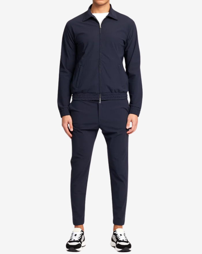 The Navy Blue Stretch Suit