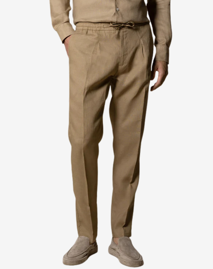 The Taupe Linen Desert Trousers