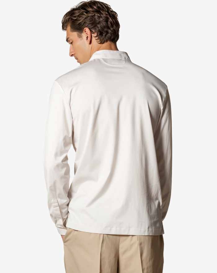 The Ecru Classic Longsleeve Polo